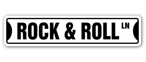 Rock & Roll Street Vinyl Decal Sticker