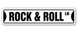 ROCK & ROLL Street Sign