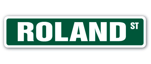 ROLAND Street Sign