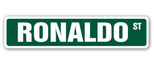 Ronaldo Street Vinyl Decal Sticker