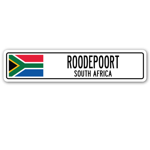 ROODEPOORT, SOUTH AFRICA Street Sign