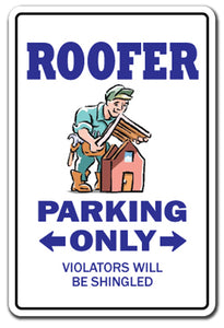 Roofer Vinyl Decal Sticker