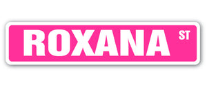 ROXANA Street Sign