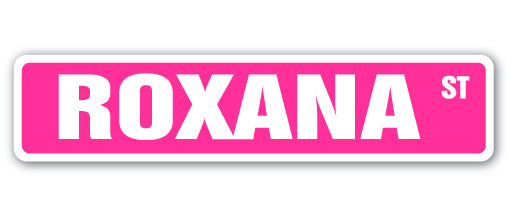 ROXANA Street Sign