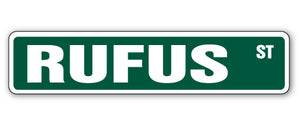 RUFUS Street Sign