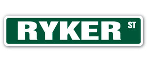 Ryker Street Vinyl Decal Sticker