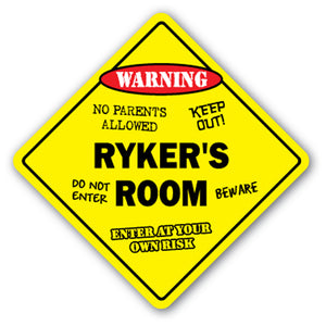 Ryker's Room Vinyl Decal Sticker