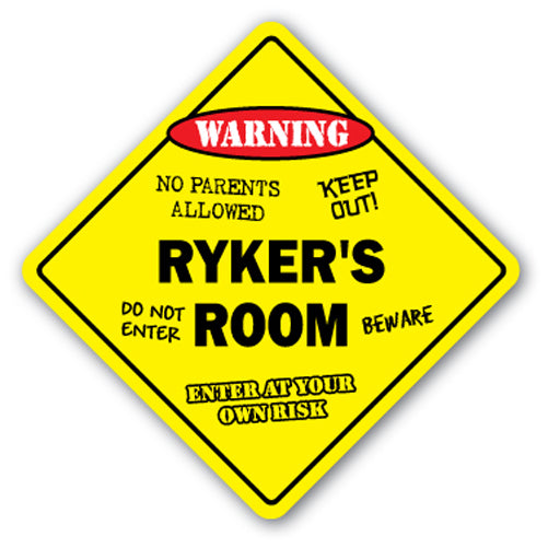 Ryker's Room Vinyl Decal Sticker