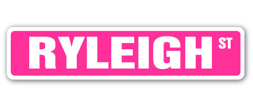 Ryleigh Street Vinyl Decal Sticker