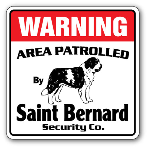 Saint Bernard Street Vinyl Decal Sticker