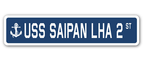 USS Saipan Lha 2 Street Vinyl Decal Sticker
