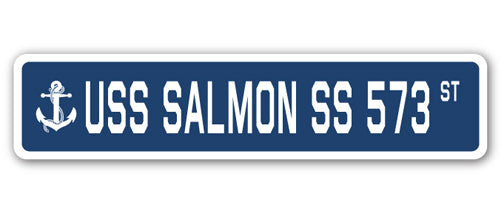 USS Salmon Ss 573 Street Vinyl Decal Sticker