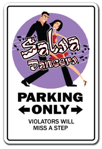 Salsa Dancer Vinyl Decal Sticker