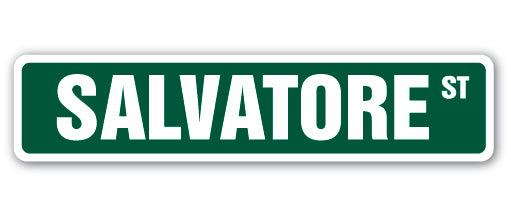 SALVATORE Street Sign