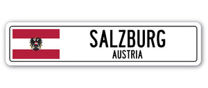 Salzburg, Austria Street Vinyl Decal Sticker