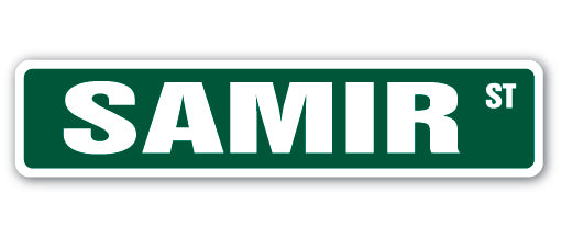 SAMIR Street Sign