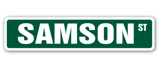 SAMSON Street Sign