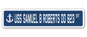 USS Samuel B Roberts Dd 823 Street Vinyl Decal Sticker