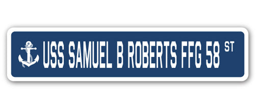 USS Samuel B Roberts Ffg 58 Street Vinyl Decal Sticker