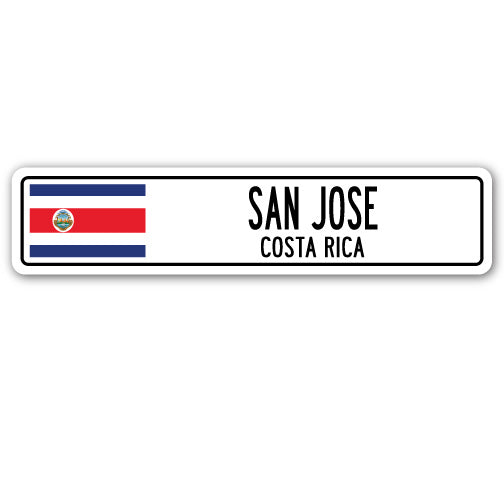 San Jose, Costa Rica Street Vinyl Decal Sticker