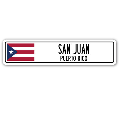 SAN JUAN, PUERTO RICO Street Sign