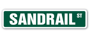 SANDRAIL Street Sign