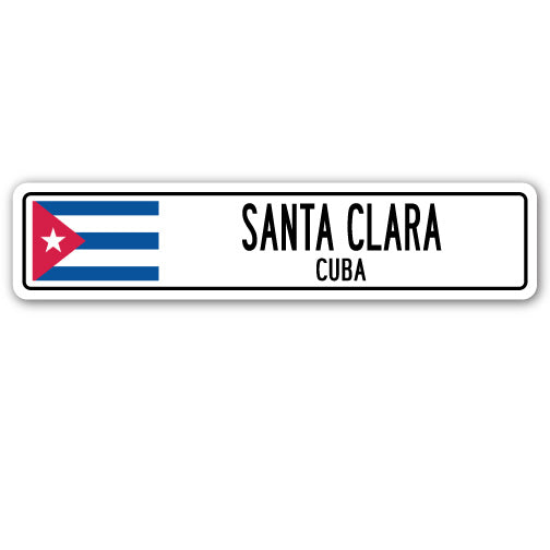 Santa Clara, Cuba Street Vinyl Decal Sticker