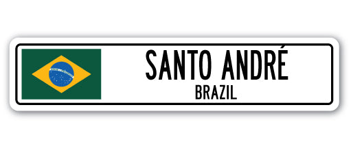 Santo Andre, Brazil Street Vinyl Decal Sticker