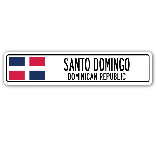 Santo Domingo, Dominican Republic Street Vinyl Decal Sticker