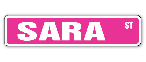 Sara Street Vinyl Decal Sticker