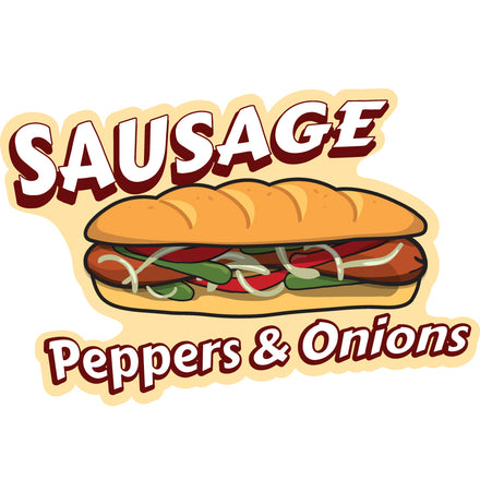 Sausage Die Cut Decal