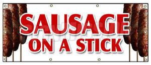 Sausage On A Stick Banner