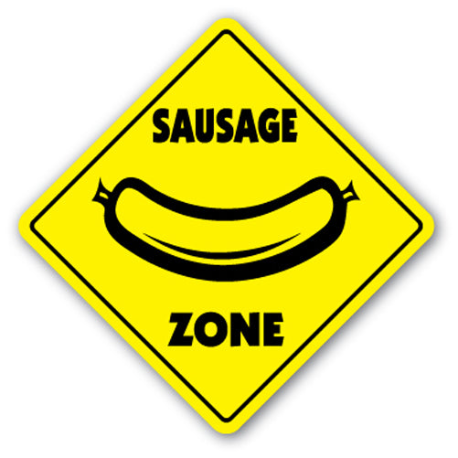 Sausage Zone Vinyl Decal Sticker