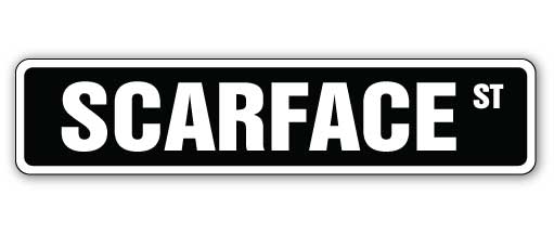 Scarface Street Vinyl Decal Sticker
