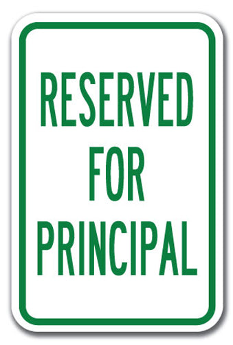 Reserved For Principal