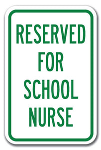 Reserved For School Nurse