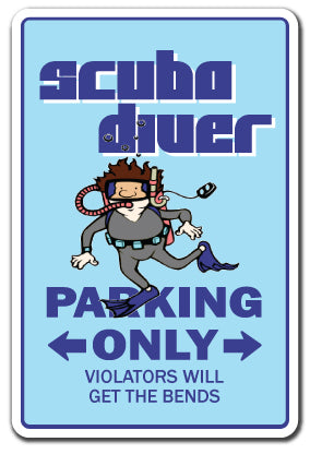 SCUBA DIVER Sign