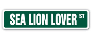 Sea Lion Lover Street Vinyl Decal Sticker