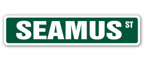 SEAMUS Street Sign