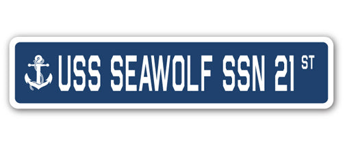 USS Seawolf Ssn 21 Street Vinyl Decal Sticker