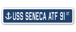 USS Seneca Atf 91 Street Vinyl Decal Sticker