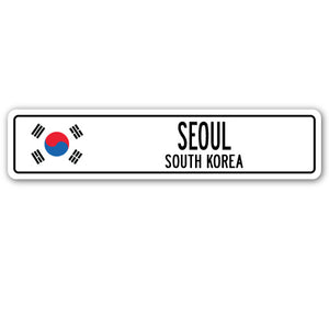 Seoul, South Korea Street Vinyl Decal Sticker