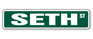 SETH Street Sign