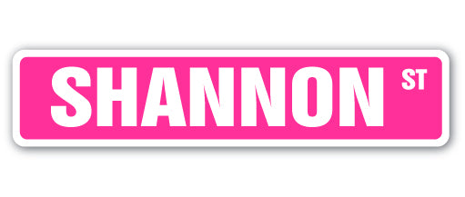 Shannon Street Vinyl Decal Sticker