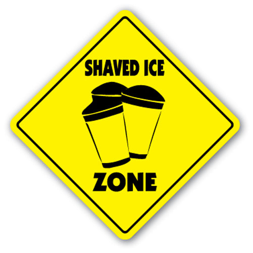 Shaved Ice Zone Vinyl Decal Sticker