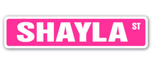 Shayla Street Vinyl Decal Sticker