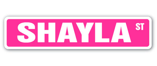 Shayla Street Vinyl Decal Sticker