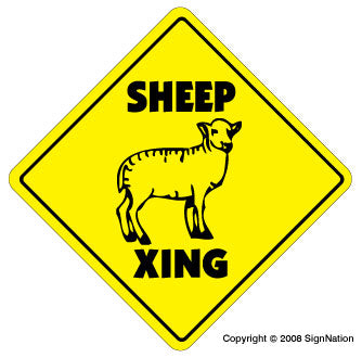 SHEEP Street Sign