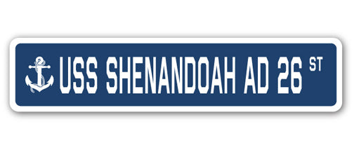 USS Shenandoah Ad 26 Street Vinyl Decal Sticker