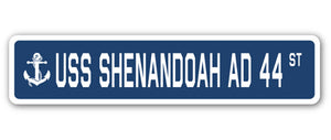 USS Shenandoah Ad 44 Street Vinyl Decal Sticker